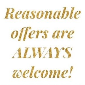 ✨OPEN TO NEGOTIATING ✨